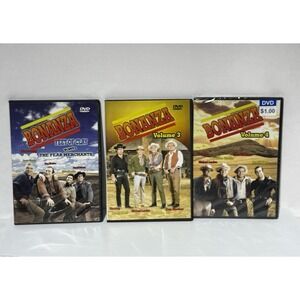 Bonanza DVD Lot 3 Vol 3 & 4 Feet of Clay Fear Merchants Western TV Show Digiview